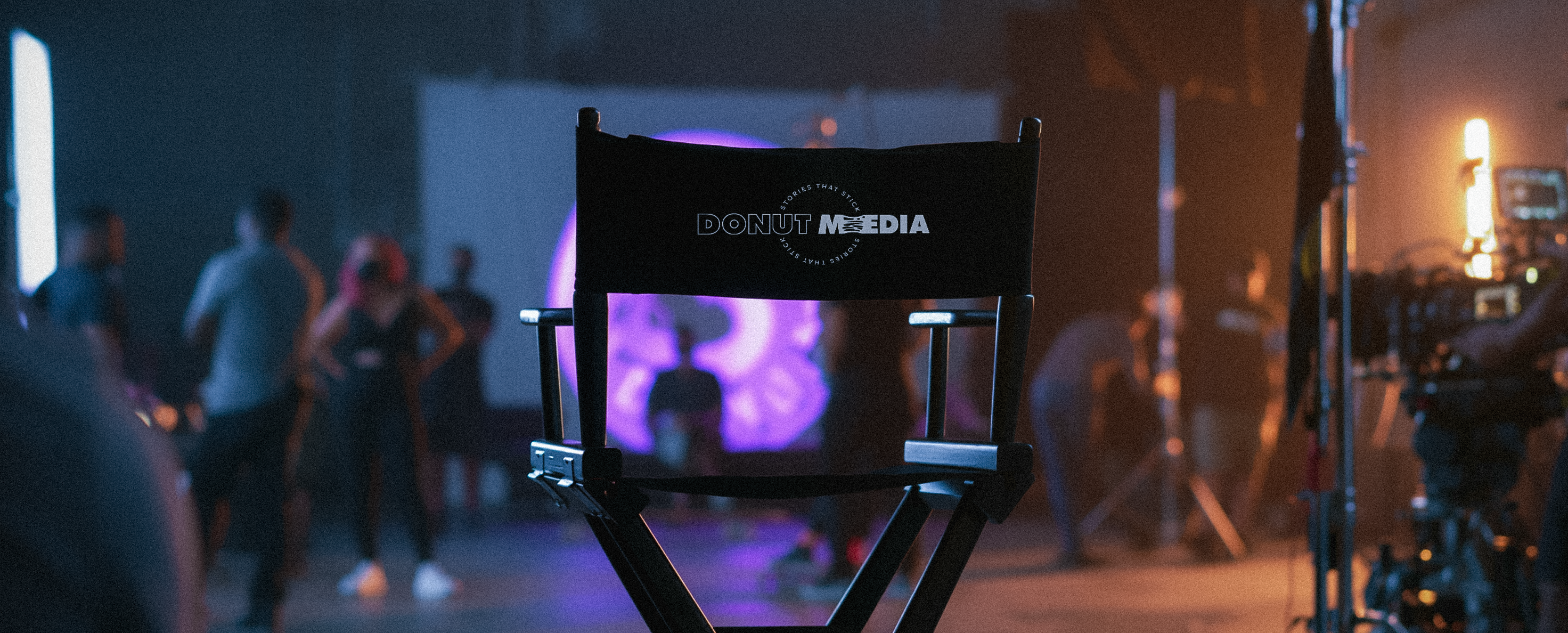 Donut Media on set